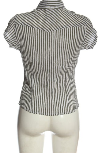 YESSICA Blusa-camisa Mujeres Talla EU 40 blanco-caqui-color plata look casual - Imagen 2 de 5