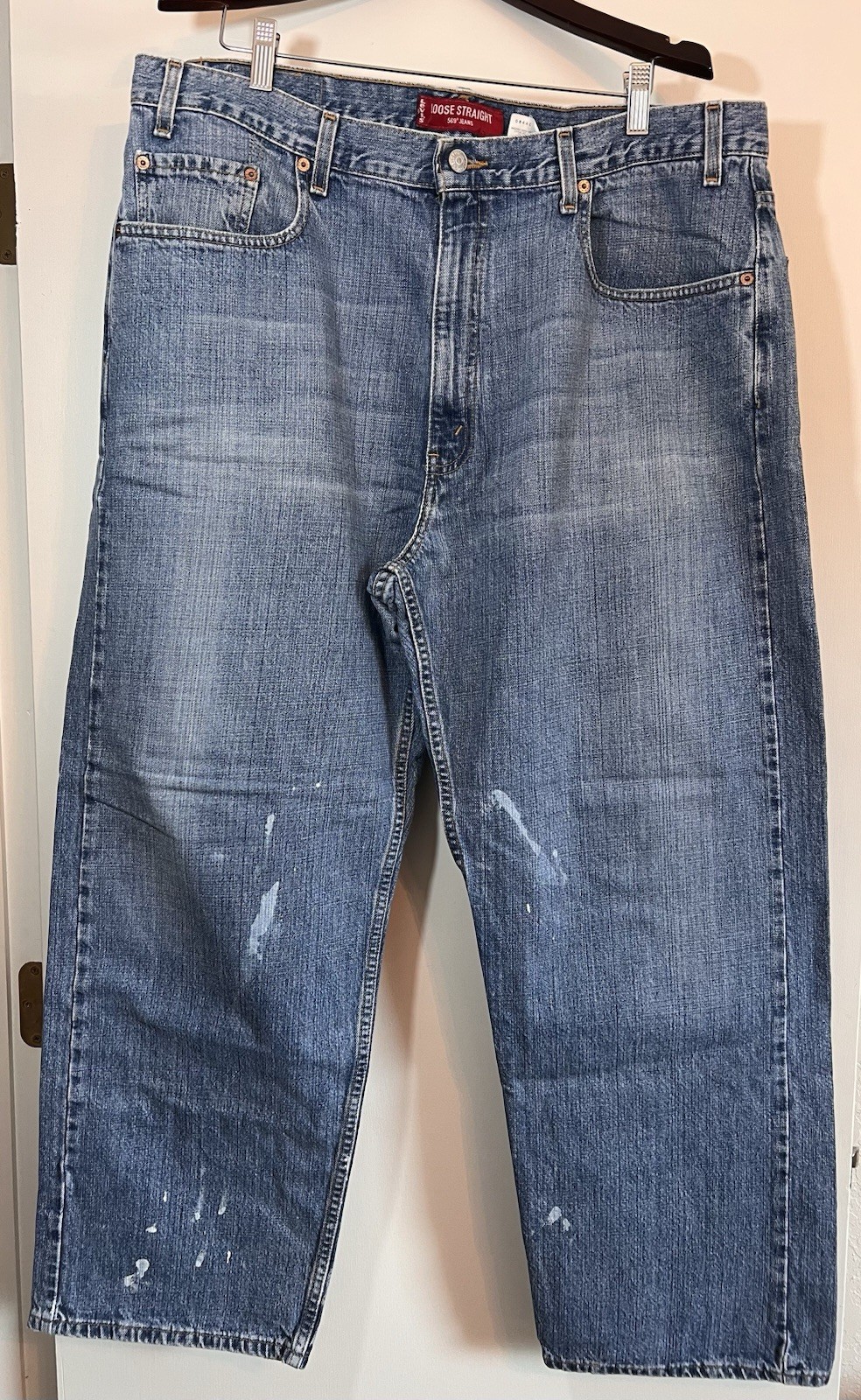 Levi's 569 Men's Loose Straight Fit Jeans Size 40x30