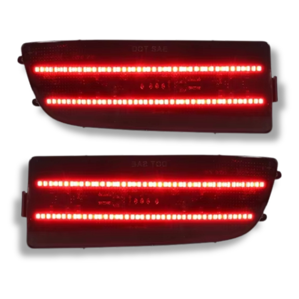 VW Crafter RüCklicht Reflektoren Set LED 06-16 Schwarz Paar Links Rechts-image