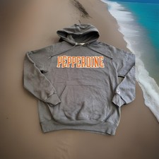 Pepperdine University Waves Malibu CA Small Champion Sweatshirt Hoodie Blue New