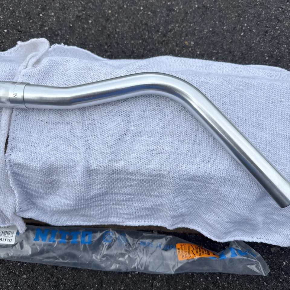 Bicicleta Nitto B2522AA SSB - 26mm Abrazadera - 570 Mm Aleación Urbana Ligera Barrido Trasero Japón Foto 3 de 4