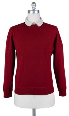 Luigi Borrelli Weinrot Pullover - Groß / 52 - (12MG13300315)