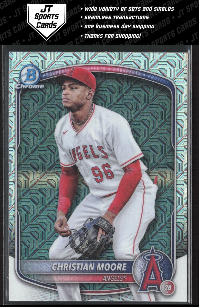 2025 Bowman Christian Moore BCP-107 Mojo Refractor | Los