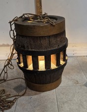 Working Antique Wagon Wheel Hub Light Rustic Farmhouse Look