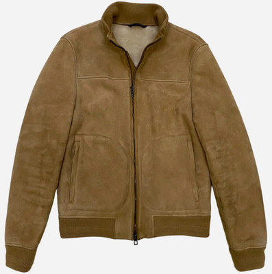 $10k Loro Piana Shearling Bomber Jacket Cashmere