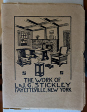 RARE 1911 Work of L & J G STICKLEY Furniture Catalog Fayetteville NY 55pg 1st Ed on The Hot Collector