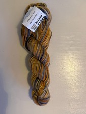 Koigu Yarn Designs-100 Merino Wool-Color: P321 Orange/Blue/Tan -175 yds-Sock