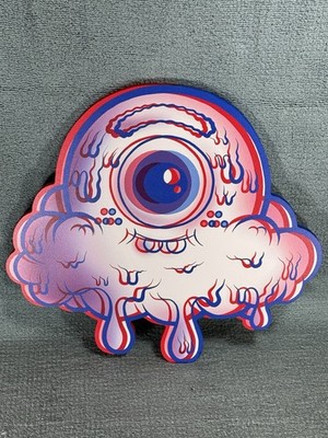 Happy 3D Print On Wood 2020 Buff Monster Melty Misfits Signed