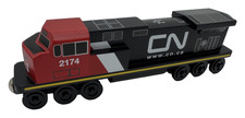 Wooden Train � Whittle Shortline RR � Canadian National CN C44 Locomotive 2174