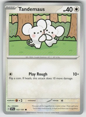 Pokemon Tandemaus 157/191 Surging Sparks Normal