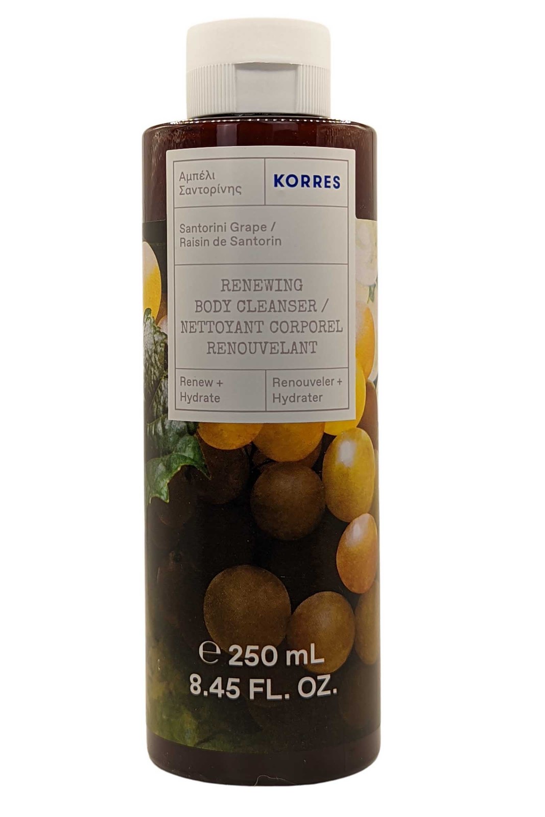 Korres Santorini Grape Renewing Body Cleanser - Image 4