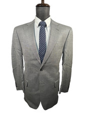 JOS. A. BANK Mens Gray SILK WOOL Classic Fit Sport Coat Blazer Suit Jacket 41R