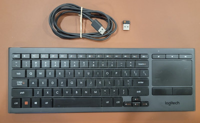 Logitech K830 Illuminated Wireless Keyboard + Touchpad with Unifying Receiver