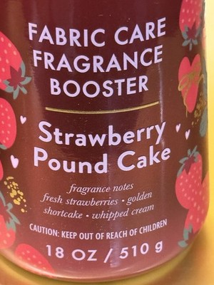 Bath & Body Works Strawberry Pound Cake Laundry Detergent Fragrance Booster Set