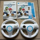 Mario Kart Wii (Nintendo Wii, 2008) CIB Complete W/ 2 OEM Wheels Tested
