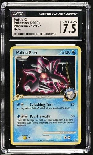 CGC 8.5 Palkia G 12/127 2009 Platinum Holo Pokémon TCG