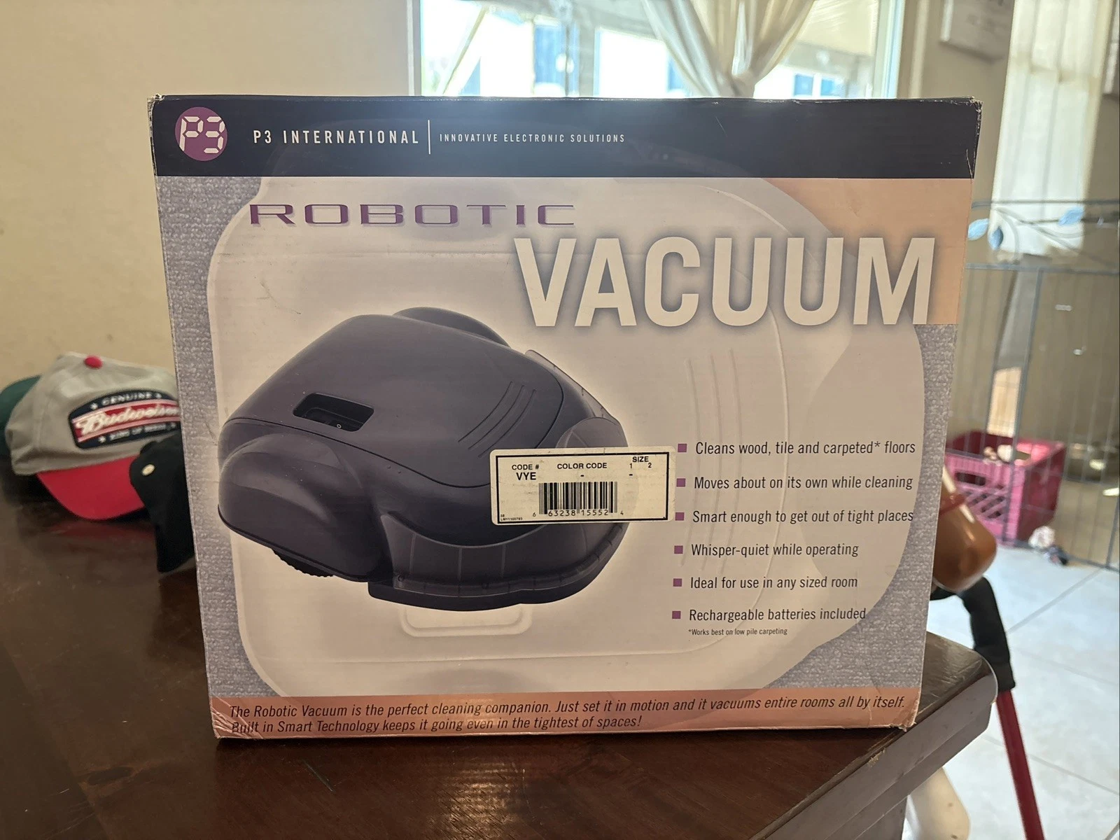 P3 P4920 Automatic Multi Surface Floor Robotic Cordless Vacuum Cleaner NEW