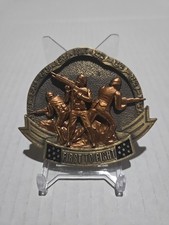 USMC BELT BUCKLE BRADFORD EXCHANGE MARINE CORPS -FIRST TO FIGHT