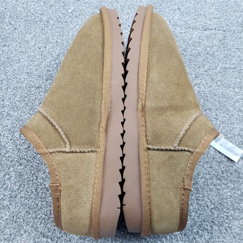 Cushionaire NUOVE scarpe hilo slip-on stivali vera pelle scamosciata marrone castagno taglia 8,5 o 9 - Foto 8 di 8