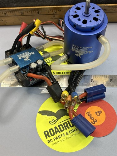 DYNAMITE DYNM3875 ESC 2-6S & DYNAMITE MARINE 1650KV 6-POLE / GOOD USED CONDITION