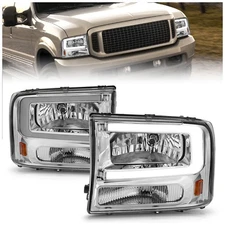 Anzo 111550 Headlights Driving Head lights Headlamps Set of 2 Left & Right Pair