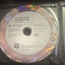 Microsoft Windows Vista Ultimate 32-Bit DVD OEM X12-24954