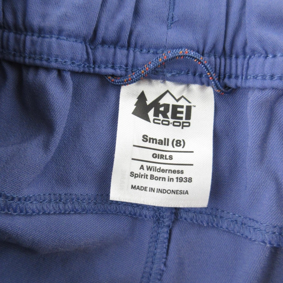 Pantalones Cortos Cooperativos REI Niñas Pequeños 8 Nylon Spandex Exterior Bolsillos Activos Verano Foto 4 de 4
