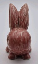 CUTE VINTAGE SYLVAC RABBIT BUNNY #1067 MATT DEEP PINK c.1930's - PERFECT