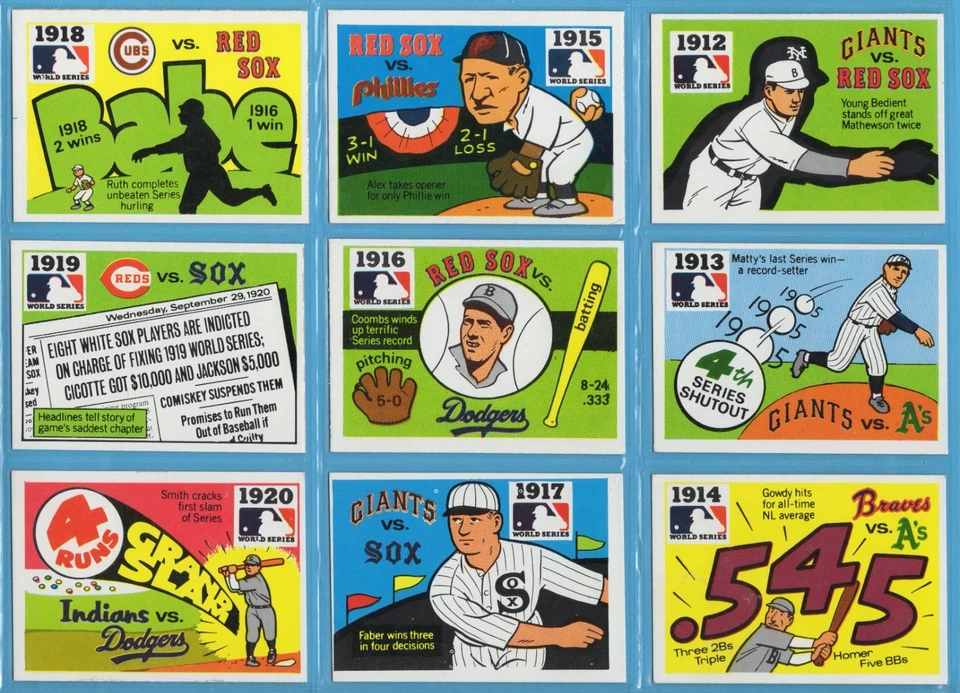 1971 Fleer Laughlin 世界系列卡全套状况完好! 非常好! — 第 2/4 张图片