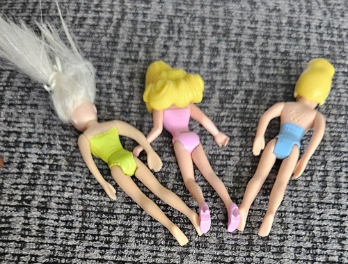 Seven Polly Pocket Dolls Plus One Of Their Buddies. - Picture 7 of 7