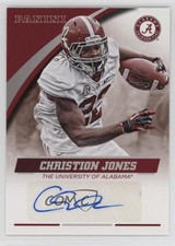 2015 Panini Alabama Crimson Tide Signatures Christion Jones #CJ-AL Auto 0c2