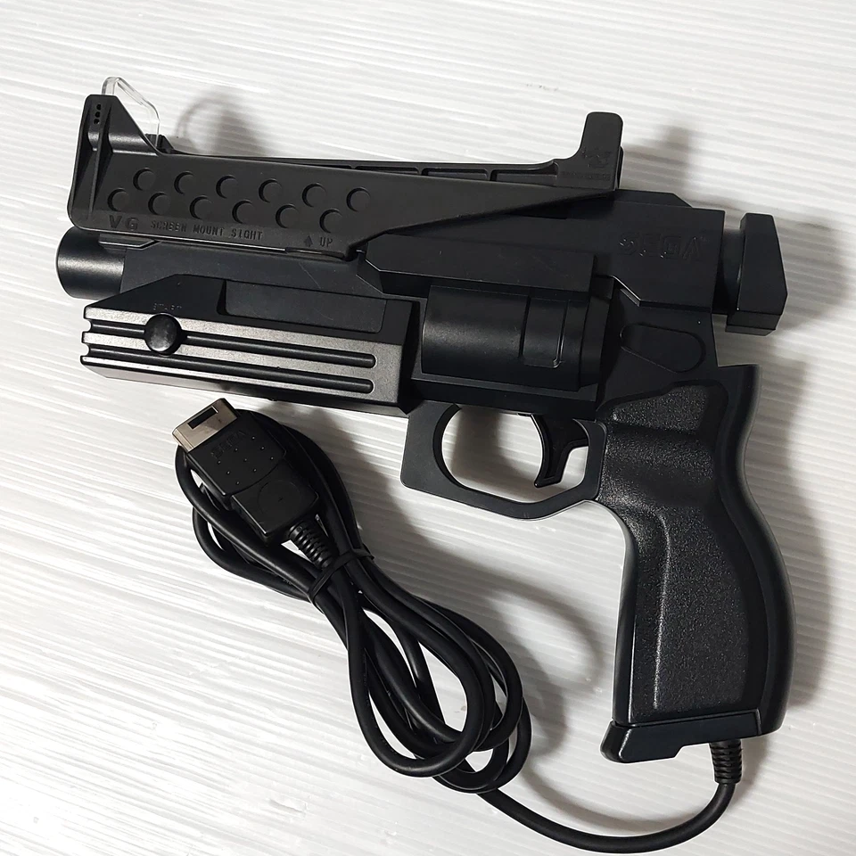 Sega Saturn Lot of 2 VIRTUA GUN HSS-0122 For CRT TV Only Tested Import Japan - Image 2 of 4