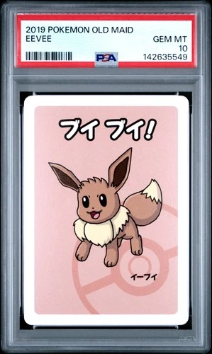 2019 POKEMON OLD MAID EEVEE PSA 10