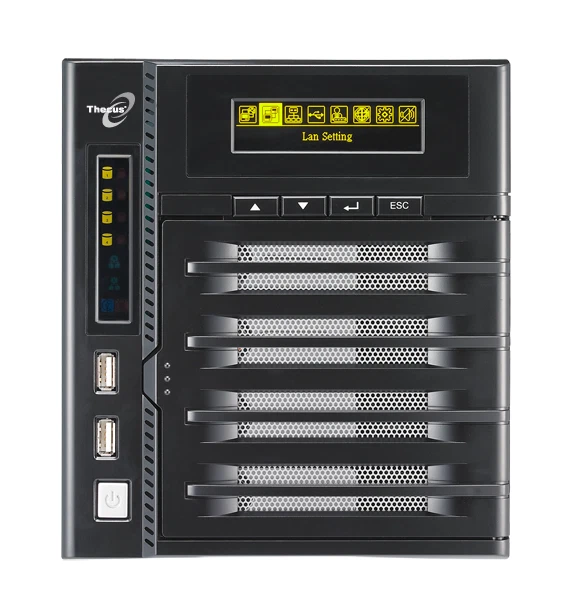 NAS THECUS N4200 Eco -  Atom D525 - 1GB - 4 BAY HARD DISK Storage - Immagine 2 di 4