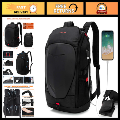 dark blue leather backpack Medea Batac 16L Daypack - 1680D polyester backpack Pouch Pocket With Hidden Color:Future White