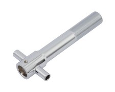 LOWRIDER Bicycle 21.1mm Springer Fork Steering Tube 1" Threaded 5-1/2" Chrome.