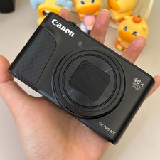 Canon PowerShot SX740 HS 20.3 MP 40x Zoom 24-960mm 4K Camera Black Tested Wi-Fi