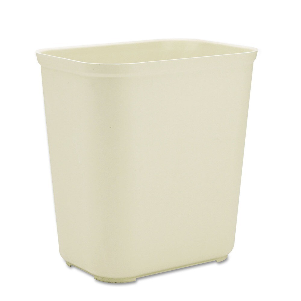 Rubbermaid Commercial 254300BG 7 gal. Fiberglass Wastebasket - Beige New