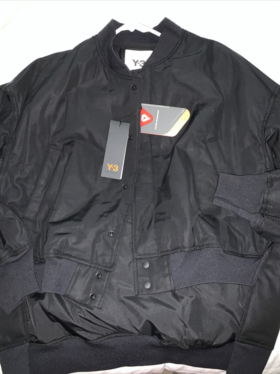 Adidas® Y-3 by Yohji Yamamoto™ bomber jacket with large logo Adidas® Y-3 by Yohji Yamamoto™ bomber jacket with large logo