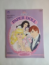 "Perfume Pretty" Barbie Paper Doll Book Pre-Cut Fashions 3 Dolls 1988