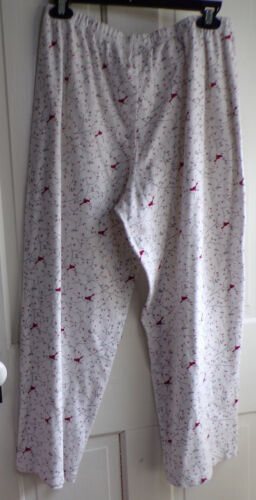 Charter Club 2-Piece Cardinal Birds Print Women's Sleepwear Pajama Set Size M - Picture 7 of 7