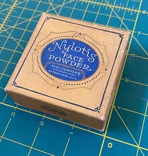 Vintage 1917 Nylotis Face Powder Box NYAL COMPANY DETROIT unused SUPER RARE