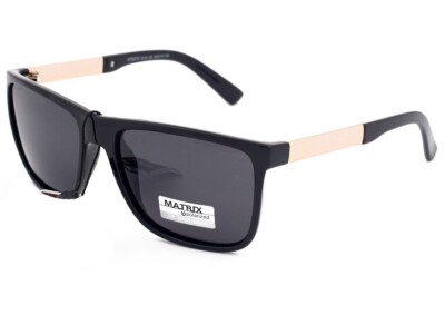 Matrix  stilvolle polarisierte Sonnenbrille für Männer Autofahren blendfreie graue Cat3-Gläser