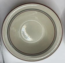 Vintage The Cellar Bowls Perimeter Rust Navy White made for Macy's Set of 4