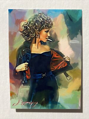 Olivia Newton-John as Sandy #2 Sketch Card Limited to 50 Prints. Edward Vela.