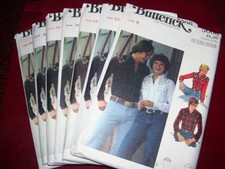 NEW-OLD STOCK-UNCIRCULATED 1978 BUTTERICK 5006/5007-UNISEX SEW PATTERN 8-40 FF