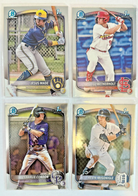 2025 Bowman Baseball Chrome Prospects BCP-1 thru BCP-150 YOU PICK