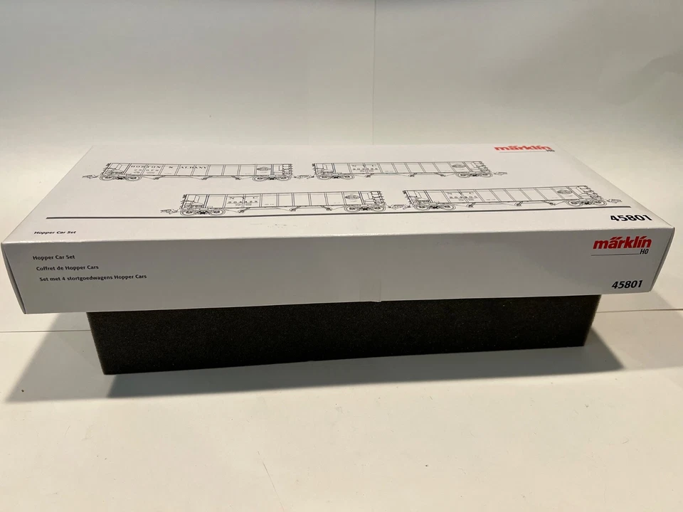 Marklin 45801 New York Central Railroad (NYC) - Four Hopper Cars Set - Image 2 of 4