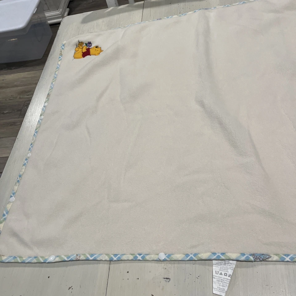 Manta de bebé vintage Winnie The Pooh Snap Wrap Bunting Disney 2002 Foto 3 de 4