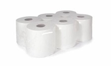 Centre Feed Rolls 6 2ply Embossed Kitchen Paper Towel Blue Roll
